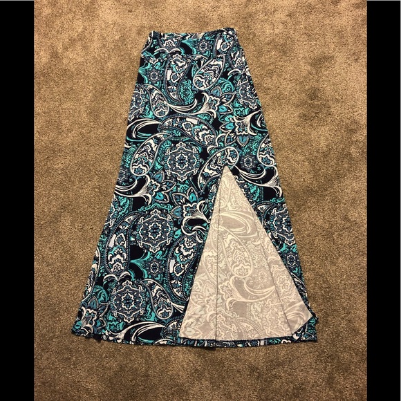 Willi Smith Skirt size XS High Elastic Waist Maxi Long Soft Stretchy - Picture 6 of 8